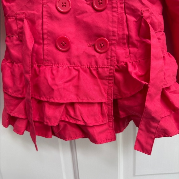 NWOT Taroo 2T Girls Pea Coat with Classic Collar and Flared Hem - Picture 2 of 6